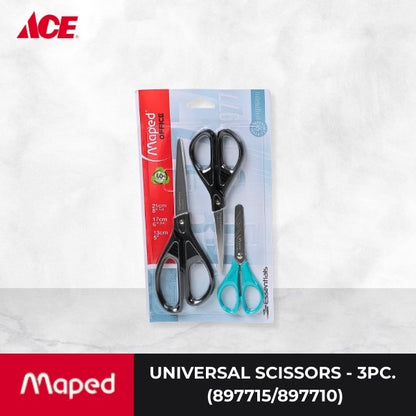 MAPED 3PC UNIVERSAL SCISSORS 897715/897710