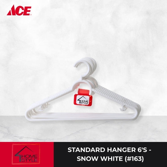 HOMESTYLE Standard Hanger 6'S - Snow White (#163)