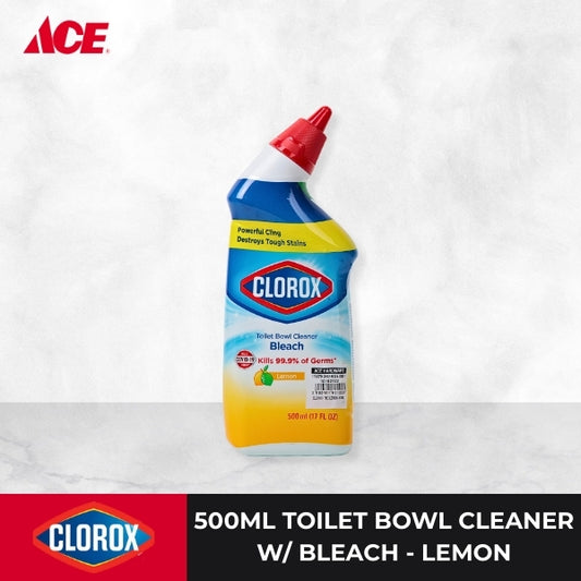 CLOROX 500ml Toilet Bowl Cleaner with Bleach - Lemon