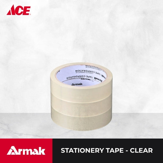 ARMAK 24mmx45m Stationery Tape - Clear 3'S