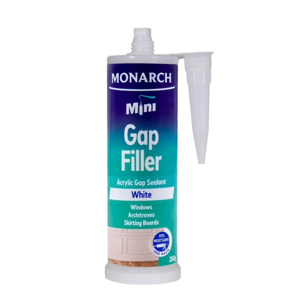 MONARCH Mini Gap Filler Acrylic Gap Sealant 250g White
