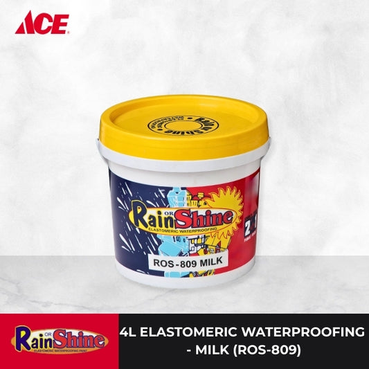 RAIN OR SHINE 4L Elastomeric Waterproofing - Milk (ROS-809)
