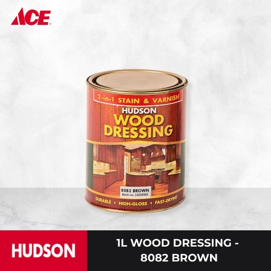 HUDSON 1L Wood Dressing - 8082 Brown