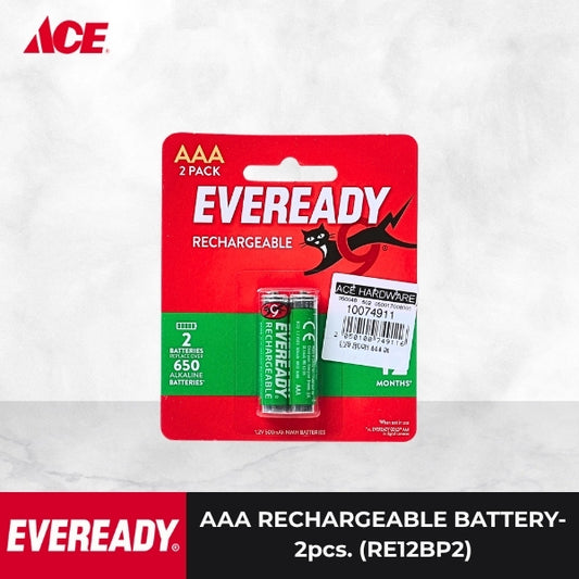 EVEREADY AAA Rechargeable Battery - 2pcs. (RE12BP2)