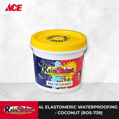 RAIN OR SHINE 4L Elastomeric Waterproofing - Coconut (ROS-739)