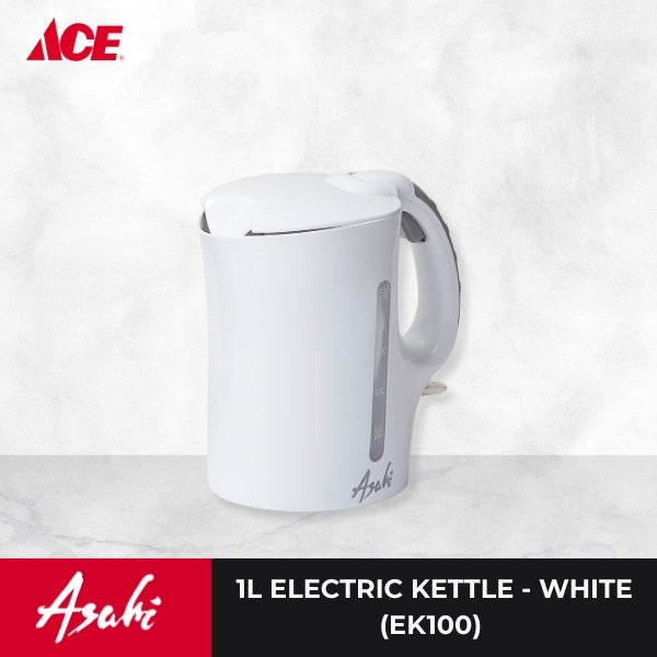 ASAHI 1L Electric Kettle - White (EK100)