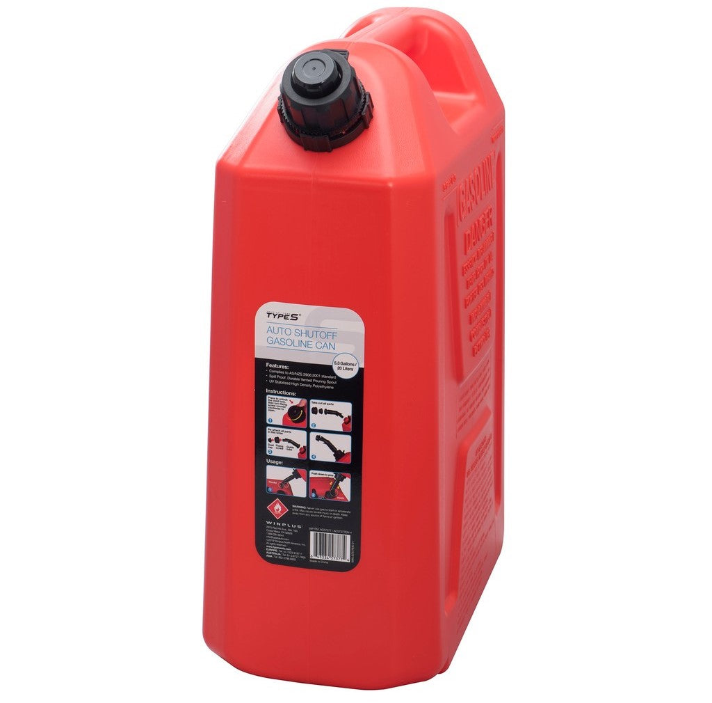 TYPE S Auto Shut-off Gasoline Can 20 Liters