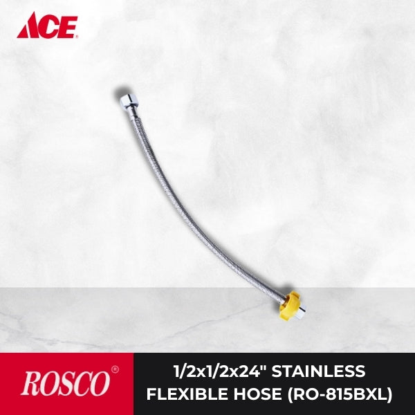 ROSCO 1/2x1/2x24" Stainless Flexible Hose (RO-815BXL)