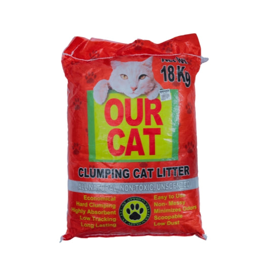 OUR CAT 18kg Clumping Cat Litter