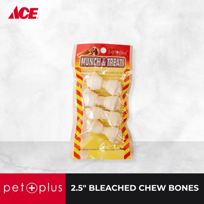 PET PLUS 2.5" Bleached Chew Bone
