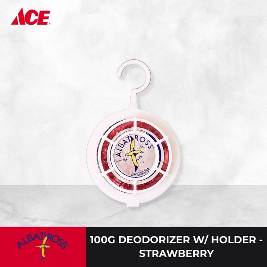 ALBATROSS 100g Deodorizer with Holder - Strawberry