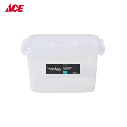MEGABOX 12L Plastic Storage and Organizer Box Carri-Mi Collection - Transparent (MG-637)