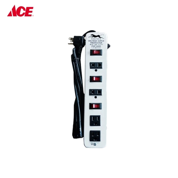 PANTHER 1.75m Surge Suppressor with Individual Switch (PSP-0495)