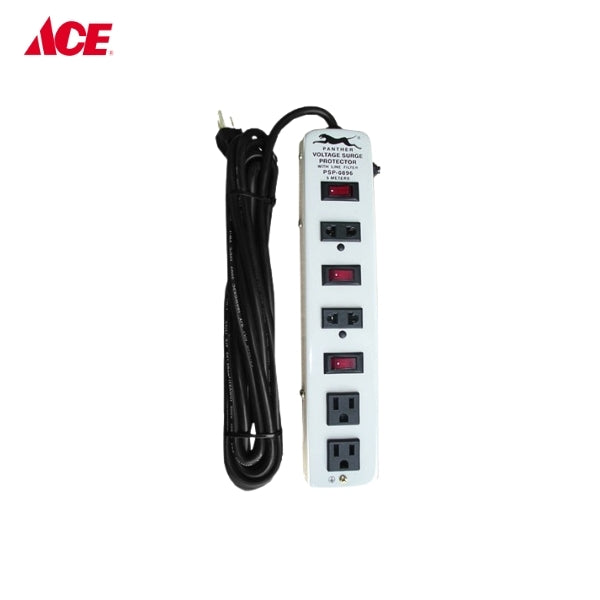 PANTHER 5m Surge Suppressor W/ Individual Switch (PSP-0896)