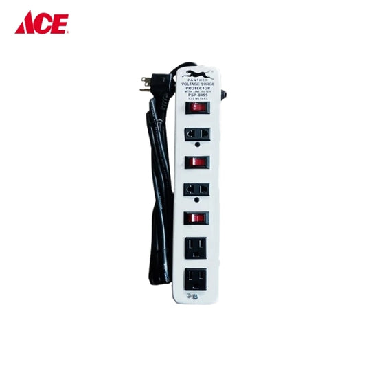 PANTHER 1.75m Surge Suppressor with Individual Switch (PSP-0495)
