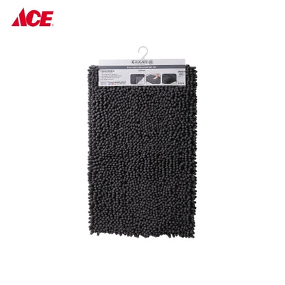 CASCADE 45x75cm Chenille Absorbent Bath mat - Gray (GS45X75A)