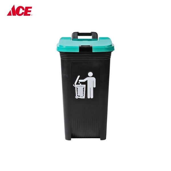 OROCAN 80L Trash Can with Wheels- Green/Black (#2100)