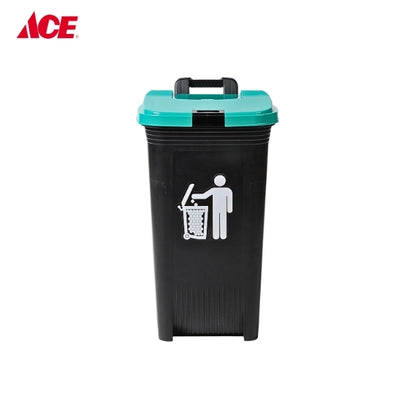 OROCAN 80L Trash Can with Wheels- Green/Black (#2100)