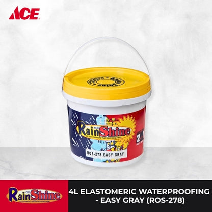 RAIN OR SHINE 4L Elastomeric Waterproofing - Easy Gray (ROS-278)
