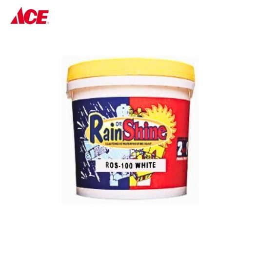 RAIN OR SHINE 16L Elastomeric Waterproofing - WHITE (ROS-100)