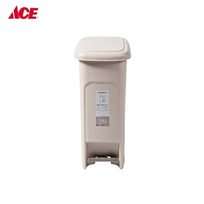 MEGABOX 34L Neutralist Slim Step Bin - Beige (MG-712)