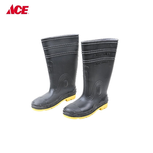 SUPER TUFF 8" Steel Toe Safety Boots - Black (SB-888)