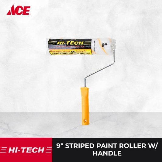HI-TECH 9" Striped Paint Roller with Handle (H9)
