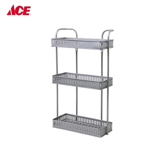 CASCADE 3-Layer Rectangular Multi-Purpose Rack - Gray (#JK403)
