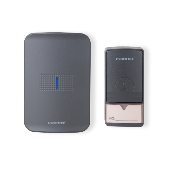 CYBERTEC Wireless Kinetic Doorbell No Battery - Black