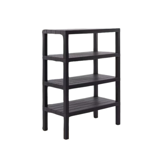 MEGABOX 4-Layer Timber Collection Shoe Shelf - Espresso (MG104)