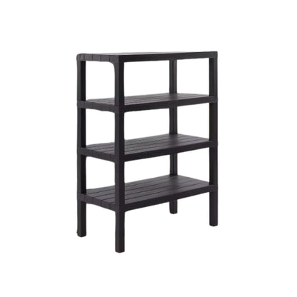 MEGABOX 4-Layer Timber Collection Shoe Shelf - Espresso (MG104)
