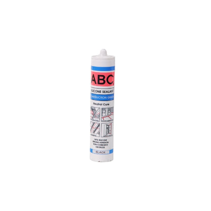 ABC 300ml Construction Grade Silicone Sealant - Black