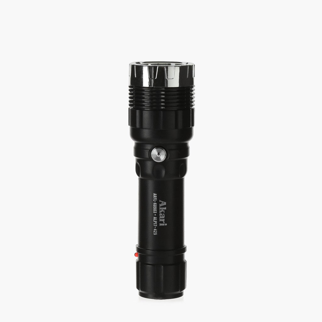 AKARI Rechargable LED Flashlight (ARFL-K8903)
