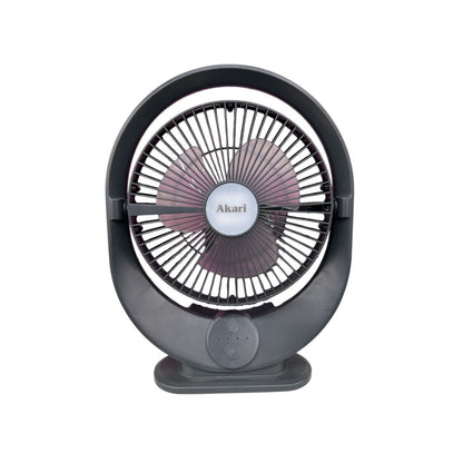AKARI 8" LED Rechargeable Eliptical Fan