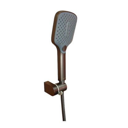 AXIS 3-Setting Square Hand Shower Kit Gun Metal