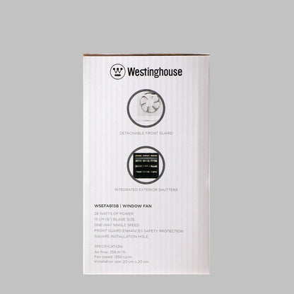 WESTINGHOUSE 6" Exhaust Fan with Grill - White (WHVFAZ6)