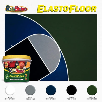 RAIN OR SHINE 4L ElastoFloor Concrete Floor Paint - Grey (ROS-EF-1126)