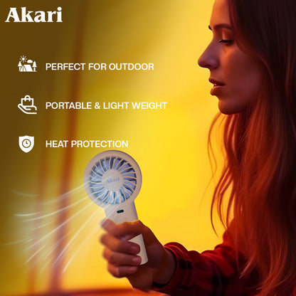 AKARI Rechargeable Handheld Jet Fan (ARF N90TB 6PNT5W)