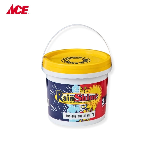 RAIN OR SHINE 4L Elastomeric Waterproofing - Tulle White (ROS-109)