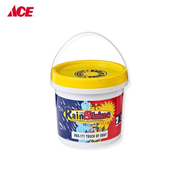 RAIN OR SHINE 4L Elastomeric Waterproofing Paint - Touch of Gray (ROS-171)