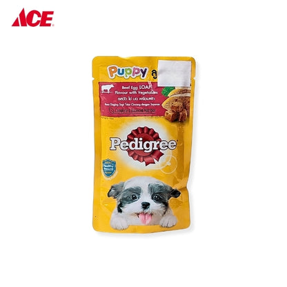 PEDIGREE 130g Pouch Puppy Beef Egg Loaf with Vegetables