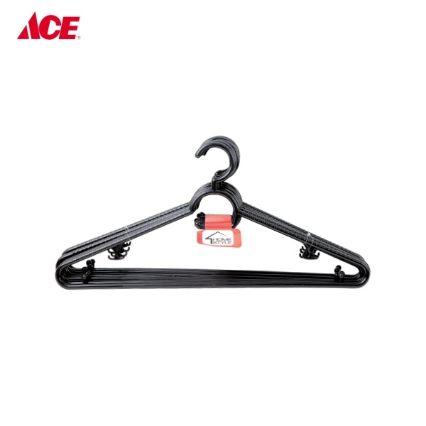 HOMESTYLE XL Heavy Duty Hanger - Black 6pcs (#168)