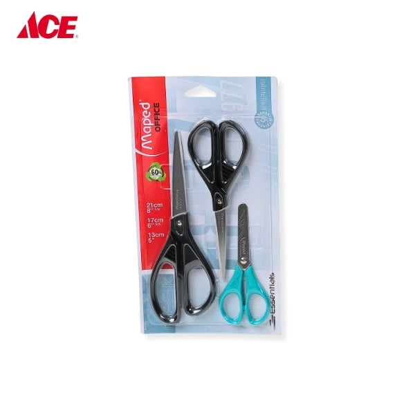 MAPED 3PC UNIVERSAL SCISSORS 897715/897710
