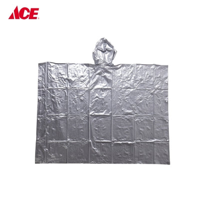 HERCULES Basic Poncho Raincoat - Grey (#2650 Freesize)