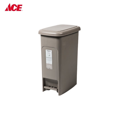 MEGABOX 34L Neutralist Slim Step Bin - Stone Gray (MG712)