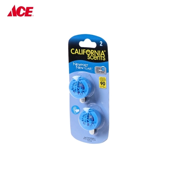 CALIFORNIA SCENTS 2x3ml Mini Diffuser - Newport New Car