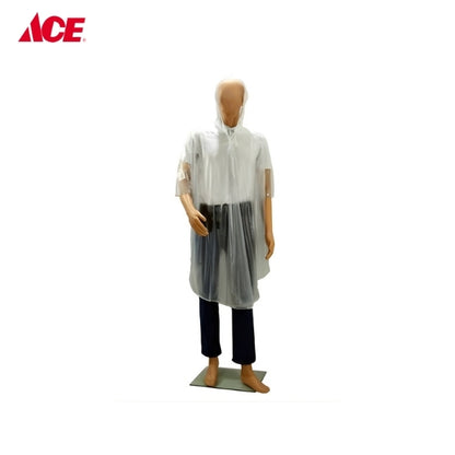 HERCULES Raincoat Transparent Poncho - White #2600