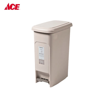 MEGABOX 34L Neutralist Slim Step Bin - Beige (MG-712)