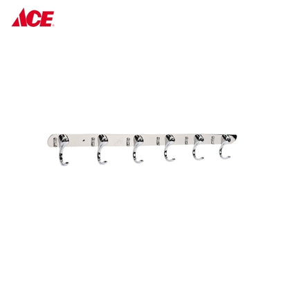 ARCHIE 6-Hooks Towel Bar - Stainless Steel (A-103-6)