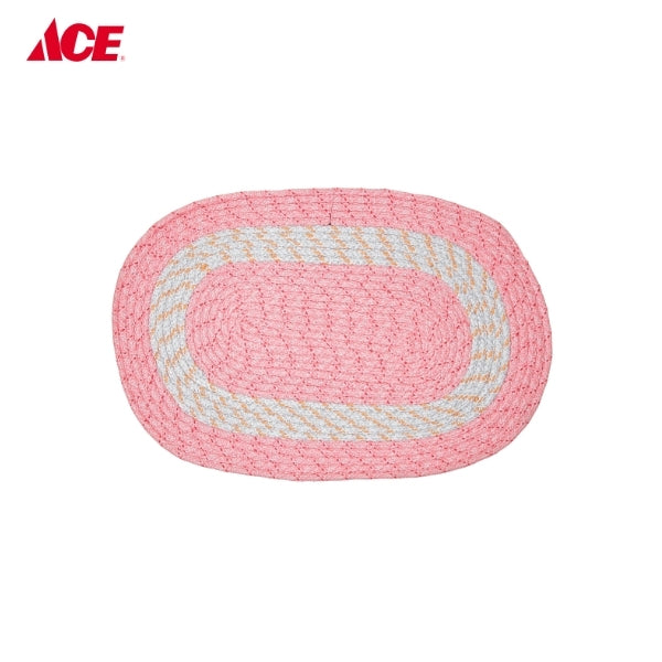 RIGHT CARE 43x66cm Oval Braided Doormat
